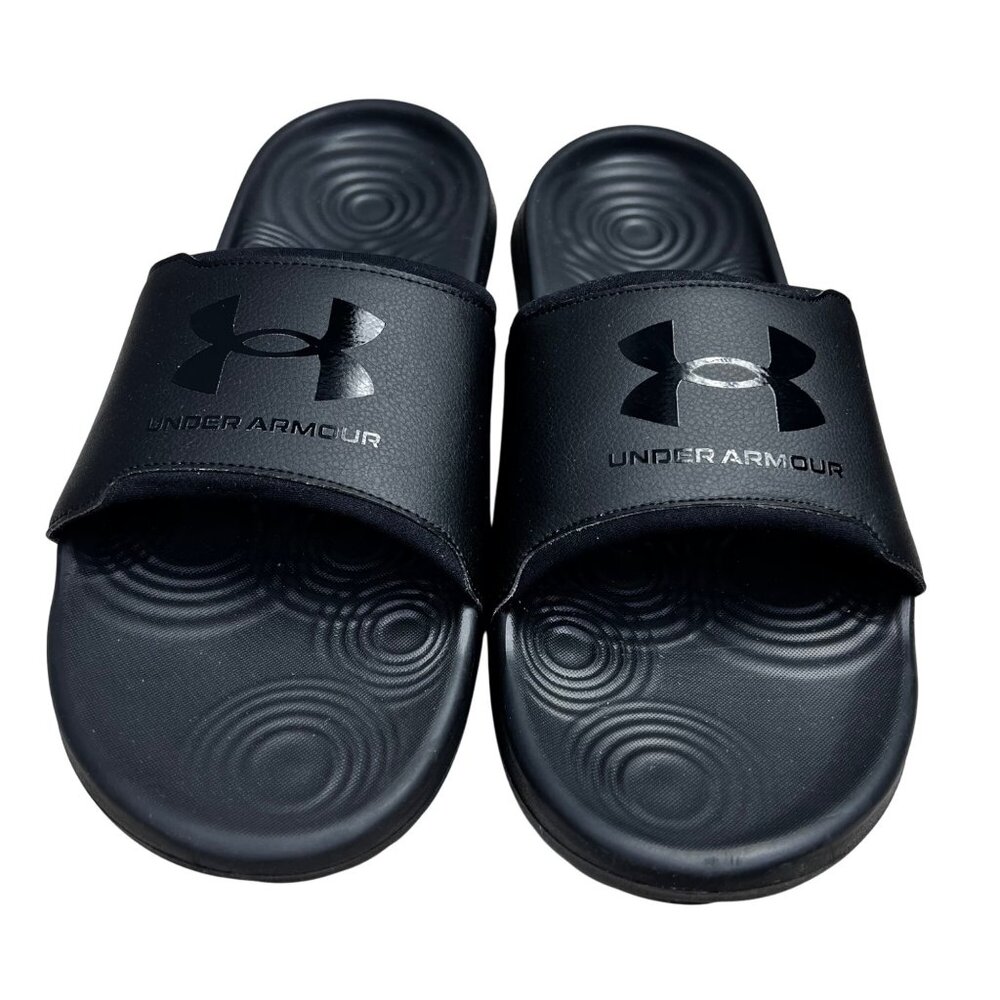 Under Armour Ignite Select Slides Size 17 Men Bla… - image 1